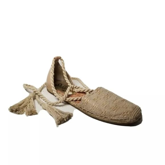 Circus Sam Edelman espadrille flats Women's size 7.5 ties around the ankle - Picture 1 of 6